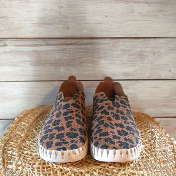 ILSE JACOBSEN Cheetah Print Tulip Flat Slip-On Shoe Size 40 - Picture 7 of 12